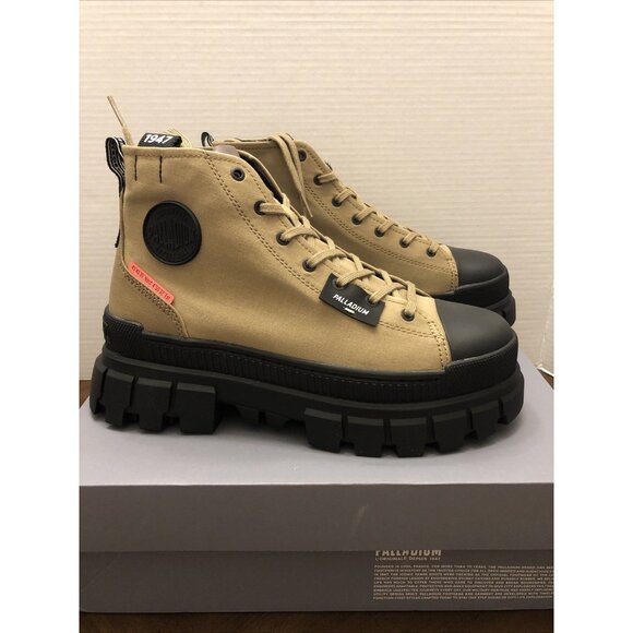 Palladium REVOLT HI TX In Olive Size 9 - Picture 1 of 6